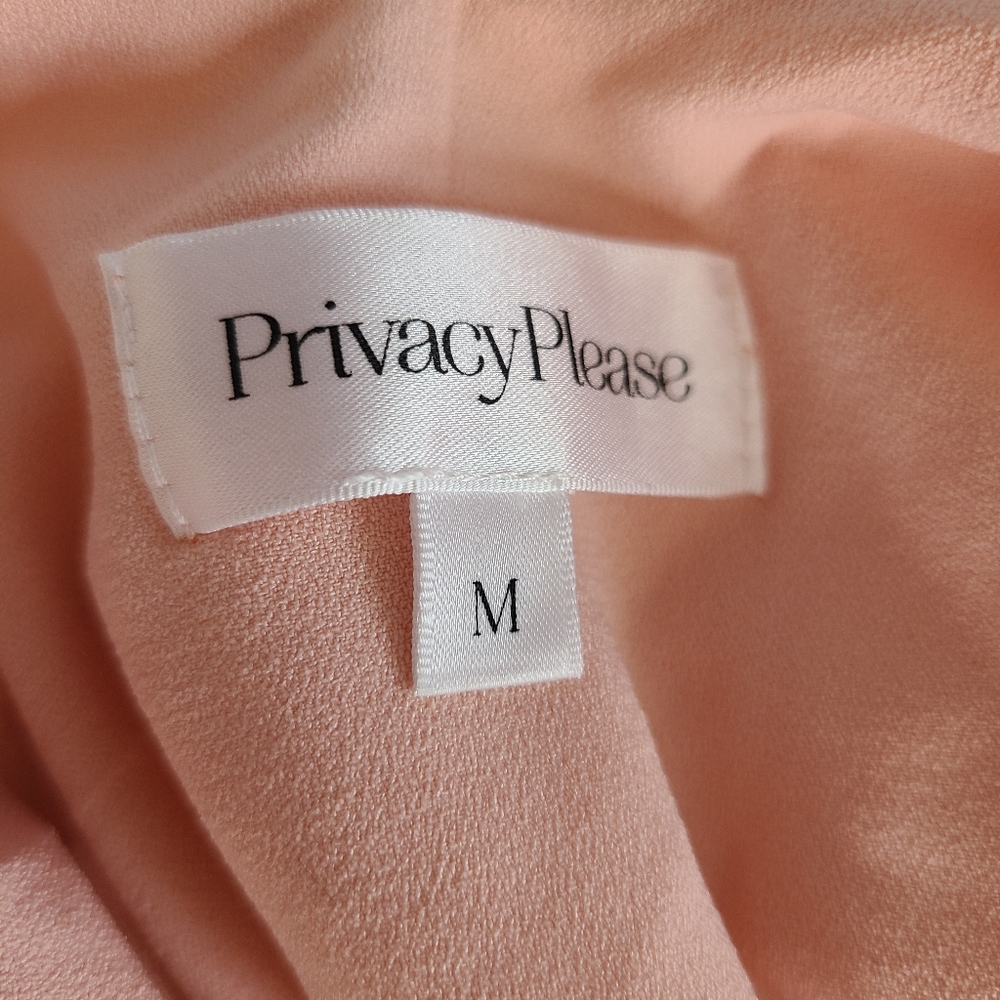 Privacy Please Revolve Raskia Gown Maxi Wrap Dress Blush Pink Medium NEW NWT - Picture 11 of 11
